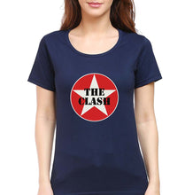 Load image into Gallery viewer, The Clash T-Shirt for Women-Navy Blue-Ektarfa.online
