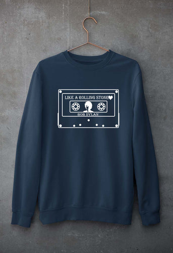 Bob Dylan Unisex Sweatshirt for Men/Women-Navy Blue-Ektarfa.online