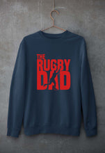 Load image into Gallery viewer, Rugby Dad Unisex Sweatshirt for Men/Women-Navy Blue-Ektarfa.online
