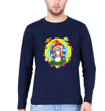 Load image into Gallery viewer, Mushroom Full Sleeves T-Shirt for Men-Navy Blue-Ektarfa.online
