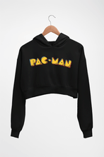 Load image into Gallery viewer, Pacman Crop HOODIE FOR WOMEN-Black-Ektarfa.online
