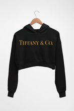 Load image into Gallery viewer, Tiffany &amp; Co Crop HOODIE FOR WOMEN-Black-Ektarfa.online
