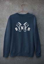 Load image into Gallery viewer, Biker Unisex Sweatshirt for Men/Women-Navy Blue-Ektarfa.online
