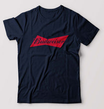 Load image into Gallery viewer, Budweiser T-Shirt for Men-Navy Blue-Ektarfa.online
