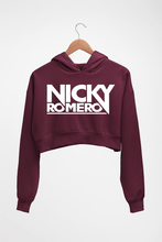 Load image into Gallery viewer, Nicky Romero Crop HOODIE FOR WOMEN-Maroon-Ektarfa.online
