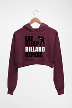 Load image into Gallery viewer, Billard Crop HOODIE FOR WOMEN-Maroon-Ektarfa.online

