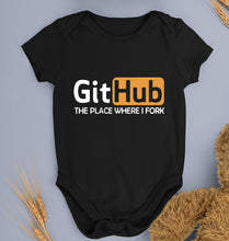 Load image into Gallery viewer, GitHub Kids Romper For Baby Boy/Girl-Black-Ektarfa.online
