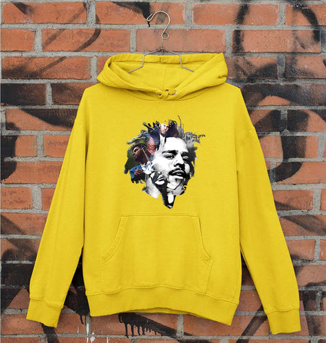 J. Cole Unisex Hoodie for Men/Women-Mustard Yellow-Ektarfa.online