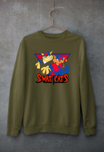 Load image into Gallery viewer, Swat Kats Unisex Sweatshirt for Men/Women-Olive Green-Ektarfa.online
