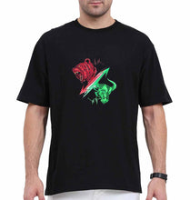 Load image into Gallery viewer, Share Market(Stock Market) Oversized T-Shirt for Men-Black-Ektarfa.online
