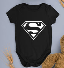 Load image into Gallery viewer, Superman Superhero Kids Romper For Baby Boy/Girl-0-5 Months(18 Inches)-Black-Ektarfa.online
