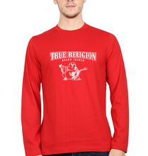 Load image into Gallery viewer, True Religion Full Sleeves T-Shirt for Men-Red-Ektarfa.online
