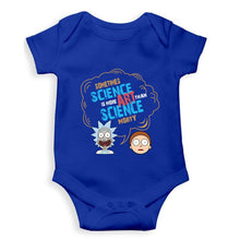 Load image into Gallery viewer, Rick and Morty Kids Romper For Baby Boy/Girl-0-5 Months(18 Inches)-Royal Blue-Ektarfa.online
