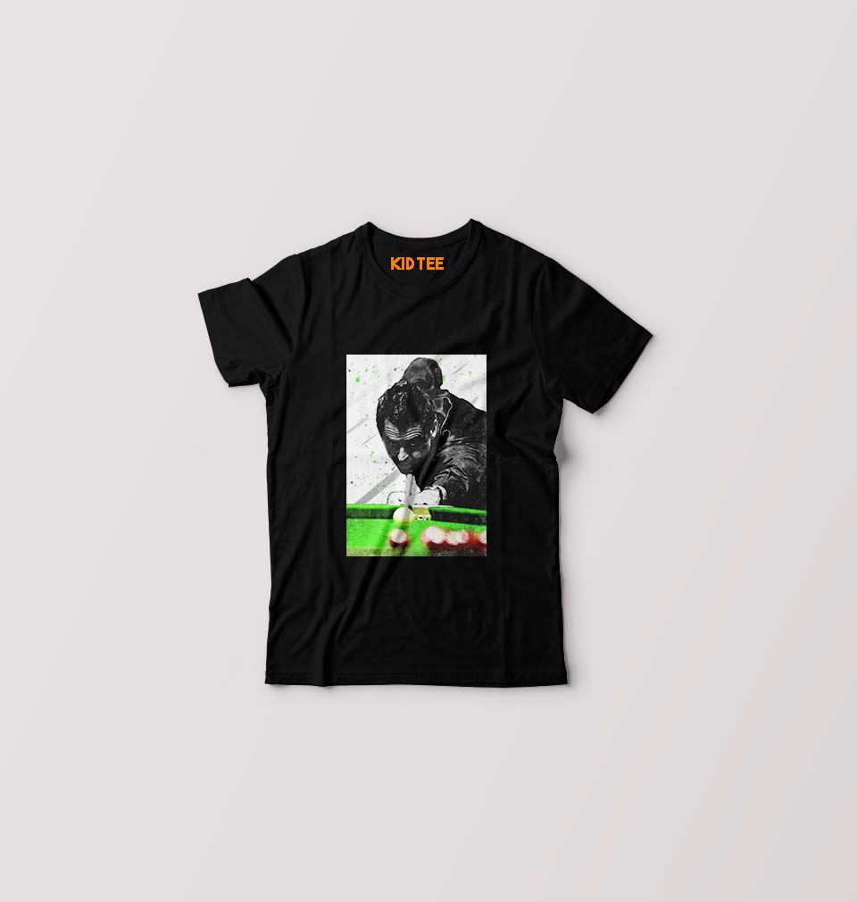 Ronnie O'Sullivan Snooker Kids T-Shirt for Boy/Girl-Black-Ektarfa.online