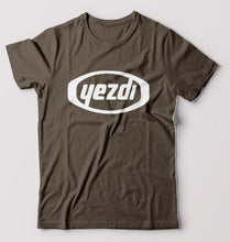 Load image into Gallery viewer, Yezdi T-Shirt for Men-Olive Green-Ektarfa.online
