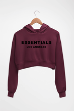 Load image into Gallery viewer, Essentials Crop HOODIE FOR WOMEN-Maroon-Ektarfa.online

