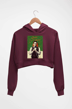 Load image into Gallery viewer, Ronnie O&#39;Sullivan Snooker Crop HOODIE FOR WOMEN-Maroon-Ektarfa.online
