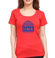 Load image into Gallery viewer, IIMA Ahmedabad T-Shirt for Women-Red-Ektarfa.online
