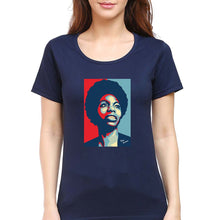 Load image into Gallery viewer, Nina Simone T-Shirt for Women-Navy Blue-Ektarfa.online

