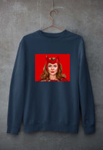 Load image into Gallery viewer, Scarlet Witch Wanda Unisex Sweatshirt for Men/Women-Navy Blue-Ektarfa.online
