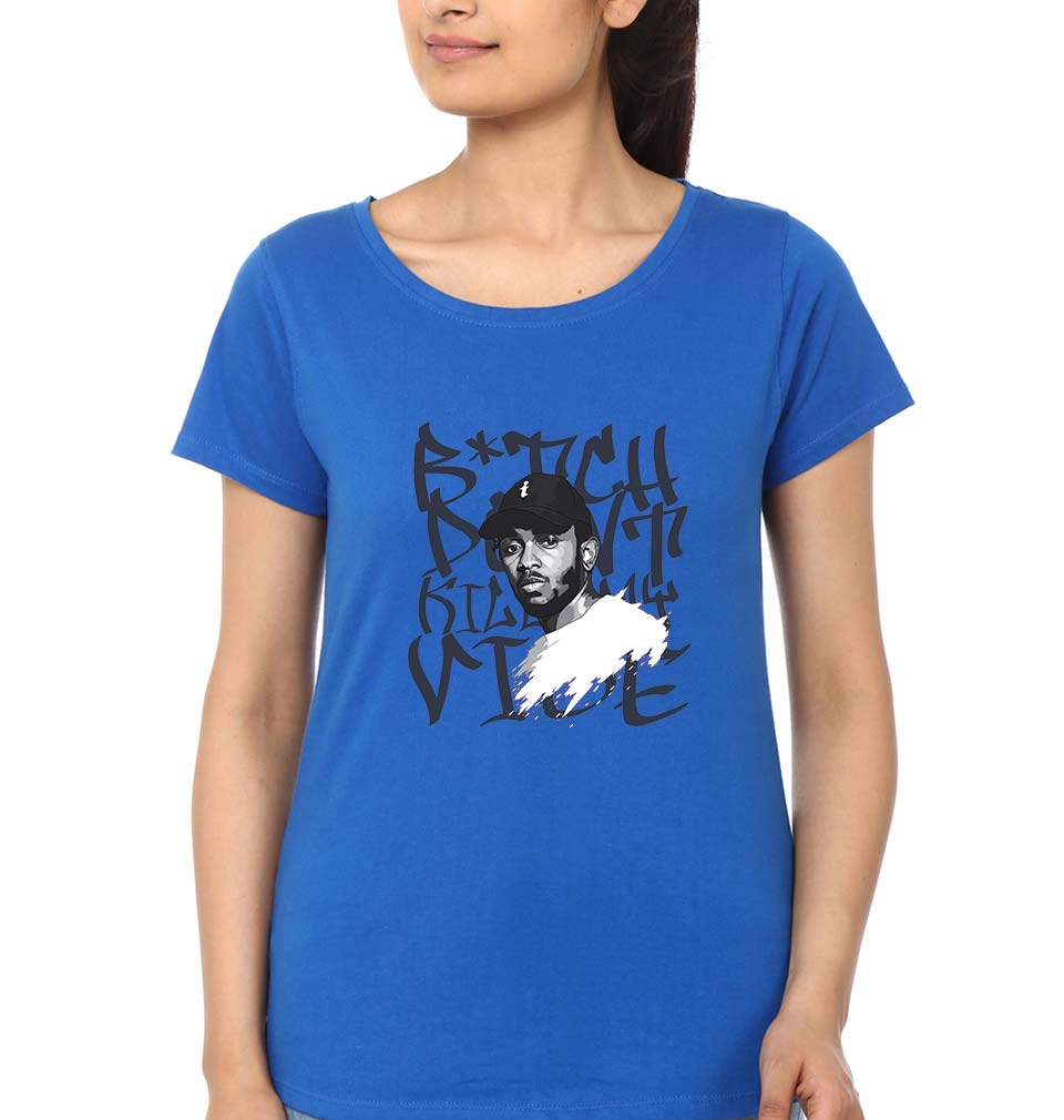 Kendrick Lamar T-Shirt for Women-Royal Blue-Ektarfa.online