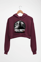 Load image into Gallery viewer, Call of Duty (COD) Crop HOODIE FOR WOMEN-Maroon-Ektarfa.online
