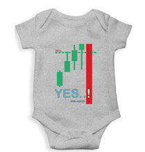 Load image into Gallery viewer, Share Market(Stock Market) Kids Romper For Baby Boy/Girl-Grey-Ektarfa.online
