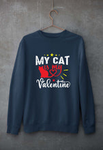 Load image into Gallery viewer, Cat Unisex Sweatshirt for Men/Women-Navy Blue-Ektarfa.online

