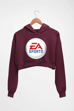 Load image into Gallery viewer, EA Sports Crop HOODIE FOR WOMEN-Maroon-Ektarfa.online
