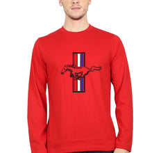 Load image into Gallery viewer, Ford Mustang Full Sleeves T-Shirt for Men-Red-Ektarfa.online
