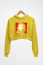 Load image into Gallery viewer, Che Guevara Crop HOODIE FOR WOMEN-Mustard Yellow-Ektarfa.online
