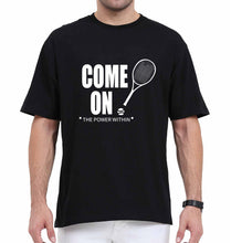 Load image into Gallery viewer, Tennis Oversized T-Shirt for Men-Black-Ektarfa.online
