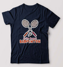 Load image into Gallery viewer, Badminton T-Shirt for Men-Navy Blue-Ektarfa.online
