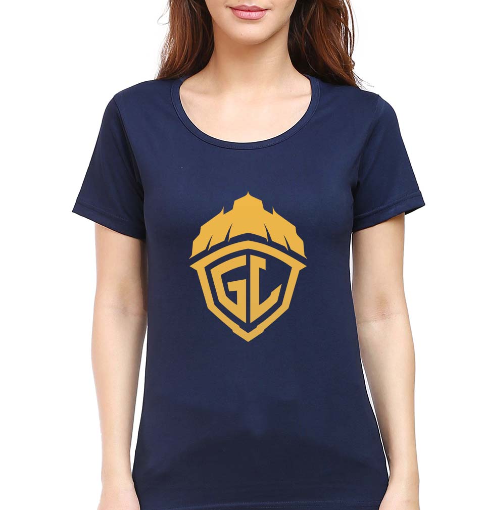 Battlegrounds Mobile India (BGMI) T-Shirt for Women-Navy Blue-Ektarfa.online
