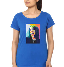 Load image into Gallery viewer, Billie Eilish T-Shirt for Women-Royal Blue-Ektarfa.online

