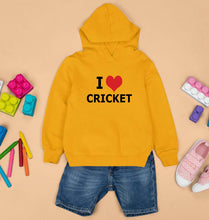 Load image into Gallery viewer, Love Cricket Kids Hoodie for Boy/Girl-1-2 Years(24 Inches)-Mustard Yellow-Ektarfa.online
