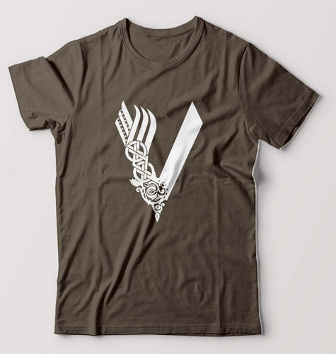 Vikings T-Shirt for Men-Olive Green-Ektarfa.online