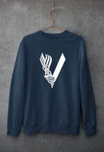 Load image into Gallery viewer, Vikings Unisex Sweatshirt for Men/Women-Navy Blue-Ektarfa.online
