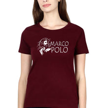 Load image into Gallery viewer, Marco Polo T-Shirt for Women-Maroon-Ektarfa.online
