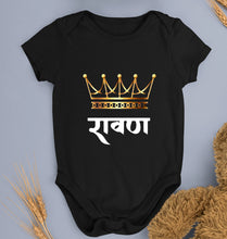 Load image into Gallery viewer, Ravand Kids Romper For Baby Boy/Girl-0-5 Months(18 Inches)-Black-Ektarfa.online
