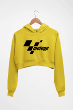 Load image into Gallery viewer, MotoGP Crop HOODIE FOR WOMEN-Mustard Yellow-Ektarfa.online
