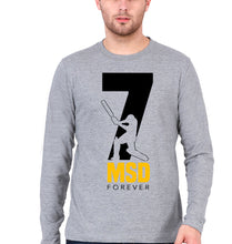 Load image into Gallery viewer, MS Dhoni (MSD) Full Sleeves T-Shirt for Men-Grey Melange-Ektarfa.online
