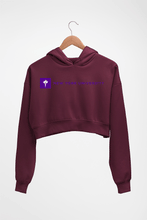 Load image into Gallery viewer, New York University Crop HOODIE FOR WOMEN-Maroon-Ektarfa.online
