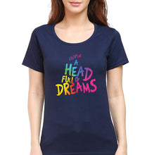 Load image into Gallery viewer, Coldplay T-Shirt for Women-Navy Blue-Ektarfa.online
