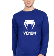 Load image into Gallery viewer, UFC Venum Full Sleeves T-Shirt for Men-Royal Blue-Ektarfa.online
