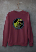 Load image into Gallery viewer, Angry T-Rex Gym Unisex Sweatshirt for Men/Women-Maroon-Ektarfa.online
