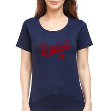Load image into Gallery viewer, Baseball T-Shirt for Women-Navy Blue-Ektarfa.online
