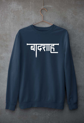 Badshah Unisex Sweatshirt for Men/Women-Navy Blue-Ektarfa.online