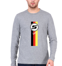 Load image into Gallery viewer, Sebastian Vettel F1 Full Sleeves T-Shirt for Men-Grey Melange-Ektarfa.online
