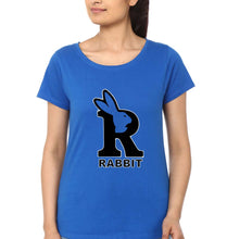 Load image into Gallery viewer, Rabbit Bunny T-Shirt for Women-Royal Blue-Ektarfa.online

